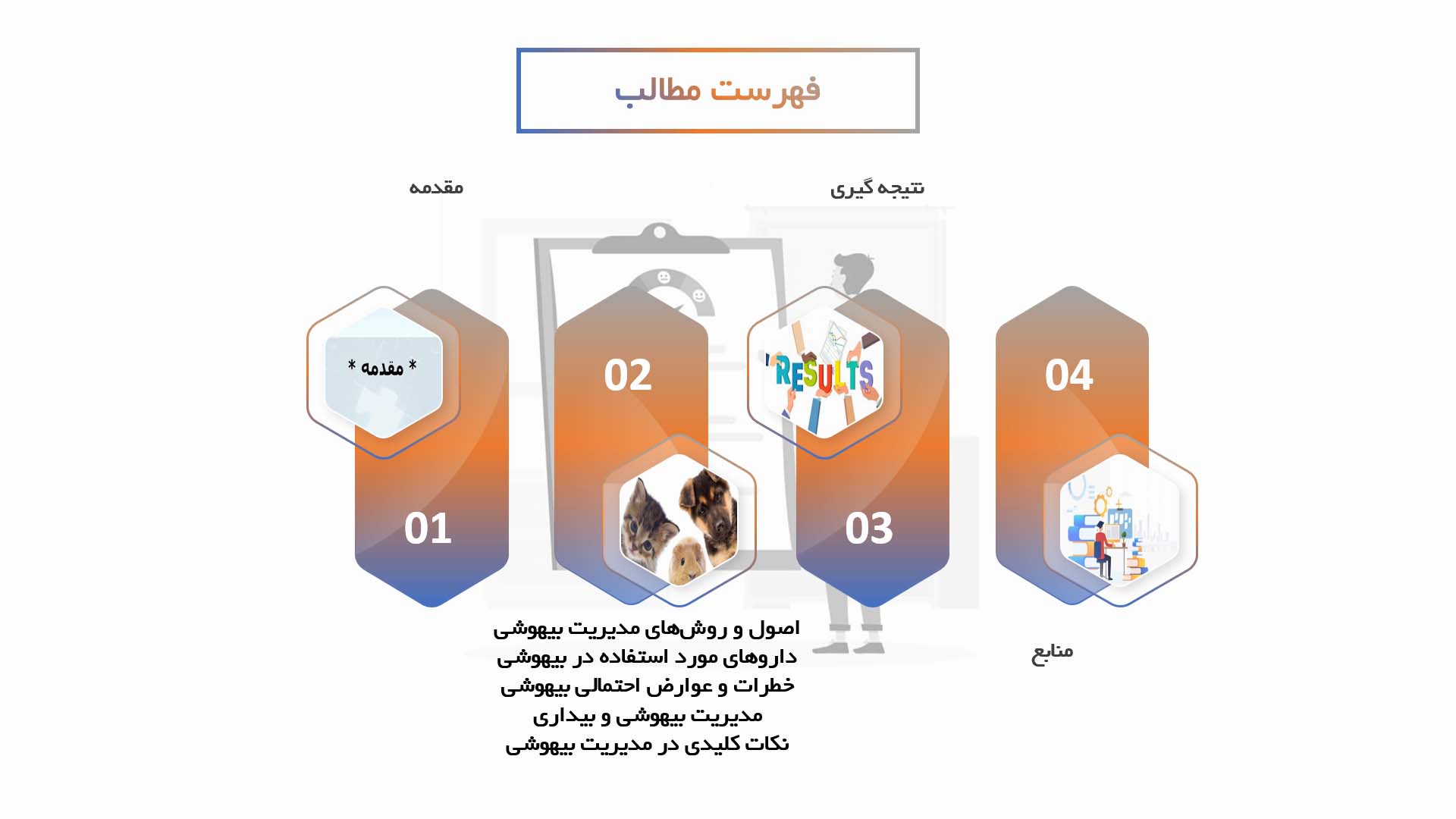 پاورپوینت مدیریت بیهوشی در حیوانات بزرگ با بیماری‌های تنفسی